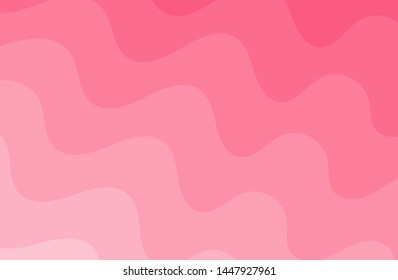 Pink wave gradient vector background. Abstract blurred wallpaper texture.Template for website design and social media advertising. Valentines day concept.
