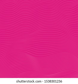 Pink Wave Lines Pattern Abstract Background. Vector