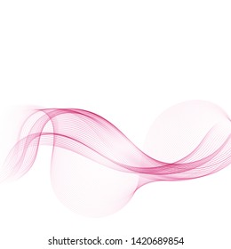 
Pink wave motion background. Abstract design element.