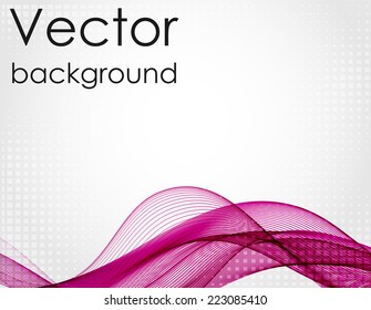 Pink waves background