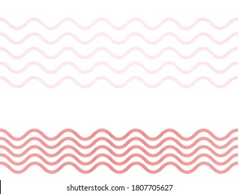 Pink waves background. vector illustration