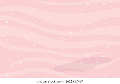 pink waves dots decoration texture background vector illustration