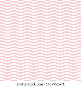pink waves watercolor seamless vector background