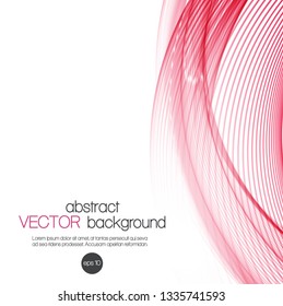 Pink wavy background