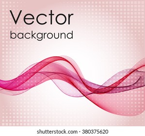 Pink wavy background