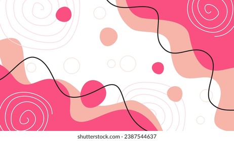 fondo ondulado rosa. Fondo resumen líquido onda líquida abstracta. fondo de pantalla de olas dinámicas. banner con forma líquida. fondo de pantalla de líquido.