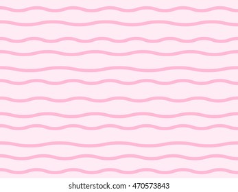 Pink wavy line background vector illustration