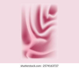 Pink Wavy Smooth liquid mobile wallpaper background Gradient mesh. Modern template for posters, ad banners, brochures, flyers, covers, design