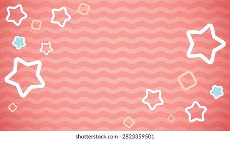 Fondo  estrellas onduladas