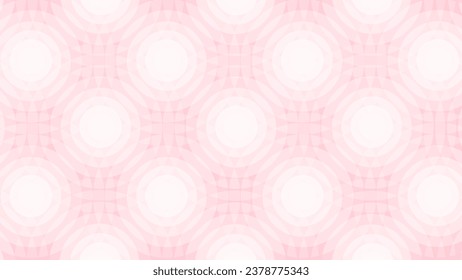 Rosa-weißer abstrakter Hintergrund mit Kreisen