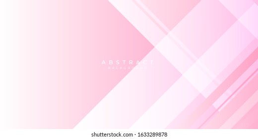 Pink white abstract background geometry shine and layer element vector for presentation design. Suit for business, corporate, institution, party, festive, seminar, and talks.