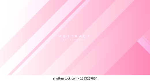 Pink white abstract background geometry shine and layer element vector for presentation design. Suit for business, corporate, institution, party, festive, seminar, and talks.