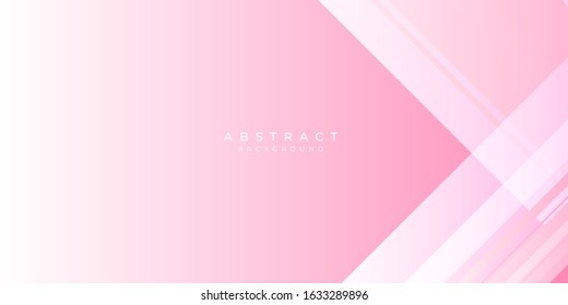 Pink white abstract background geometry shine and layer element vector for presentation design. Suit for business, corporate, institution, party, festive, seminar, and talks.