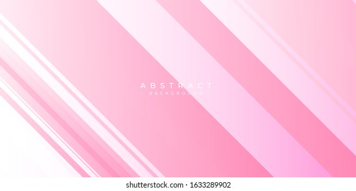Pink white abstract background geometry shine and layer element vector for presentation design. Suit for business, corporate, institution, party, festive, seminar, and talks.
