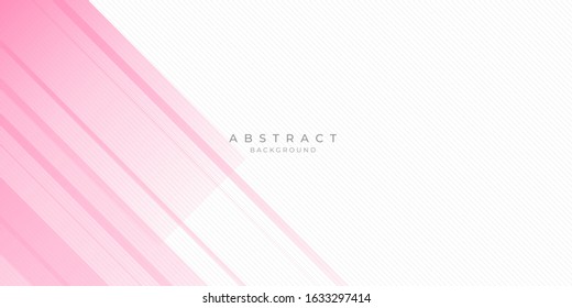 Pink white abstract background geometry shine and layer element vector for presentation design. Suit for business, corporate, institution, party, festive, seminar, and talks. 