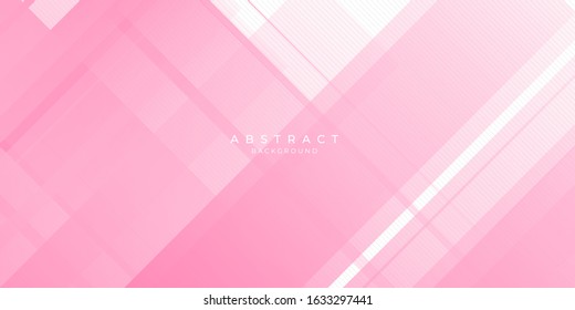 Pink white abstract background geometry shine and layer element vector for presentation design. Suit for business, corporate, institution, party, festive, seminar, and talks. 