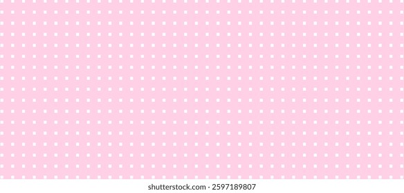 Pink and white abstract background with squares