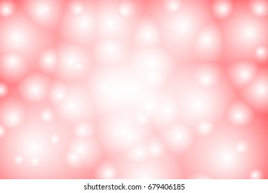 Pink and white abstract bubble circle beautiful background