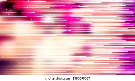 Pink and White Abstract Horizontal Lines Background