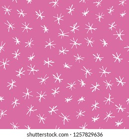 Pink and white asterix background pattern design. Perfect for fabric, wallpaper, stationery and scrapbooking projects and other crafts and digital work