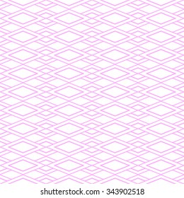 Pink and white background abstract seamless geometry pattern. Vector