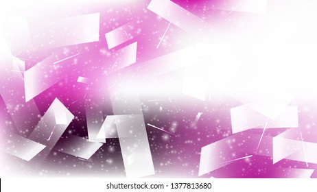Pink and White Background Vector Image