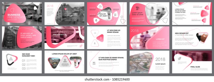 Pink, white and black infographic design elements for presentation slide templates. Business and insurance concept can be used for corporate report, advertising, leaflet layout and poster design.