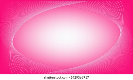 Pink and white blended lines with ping white gradient mesh background nice for wallpaper , banner or card