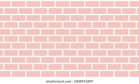 Fondo de pared de ladrillo rosa y blanco