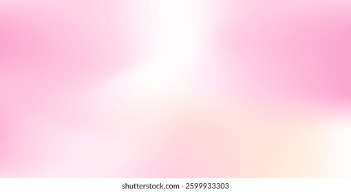 Pink and white bright color blur gradient. Soft pastel wallpaper background for web and mobile applications, business infographics, social media, modern decoration, and art illustration design.