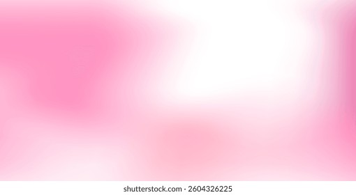 Pink and white bright color blur gradient. Soft pastel wallpaper background for web and mobile applications, business infographics, social media, modern decoration, and art illustration design.