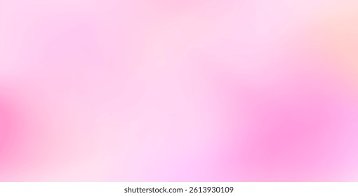 Pink and white bright color blur gradient. Soft pastel wallpaper background for web and mobile applications, business infographics, social media, modern decoration, and art illustration design.