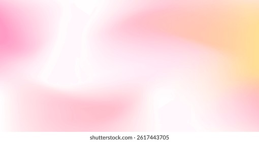 Pink and white bright color blur gradient. Soft pastel wallpaper background for web and mobile applications, business infographics, social media, modern decoration, and art illustration design.
