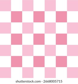 pink and white checkered background