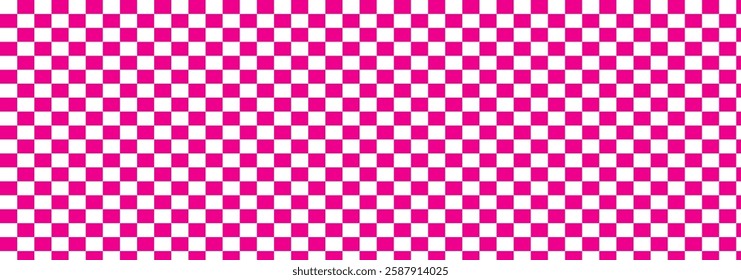 Pink white checkered seamless background. Pink white graphic resource checkered pattern