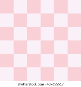 Pink White Chess Board Background Vector Illustration