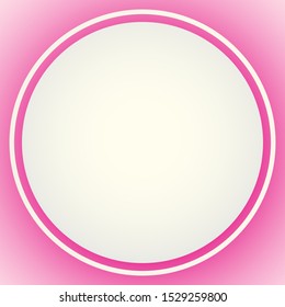 Pink & White Circular Gradient Background