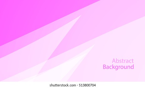 Pink and white color background abstract art vector 
