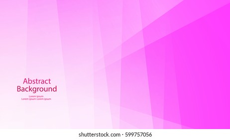 Pink and white color background abstract art vector 
