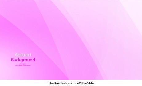 Pink and white color background abstract art vector 
