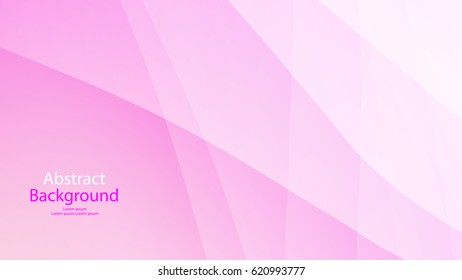 Pink and white color background abstract art vector 
