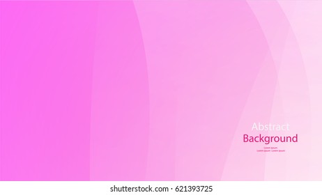 Pink and white color background abstract art vector 

