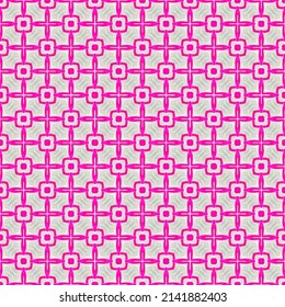 Pink and white color seamless pattern texture and template. Multicolored. Colorful ornamental graphic design. Colored mosaic ornaments. Vector illustration. EPS10.