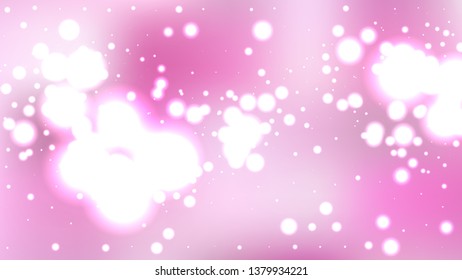 Pink and White Defocused Background