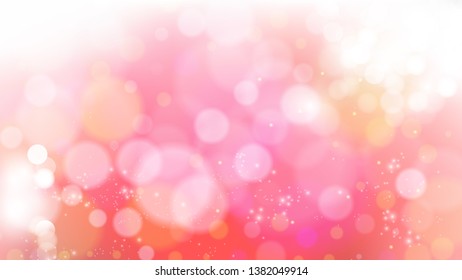 Pink and White Defocused Background
