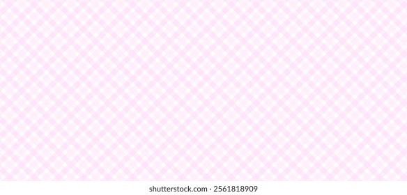 Pink and white diagonal fabric texture background