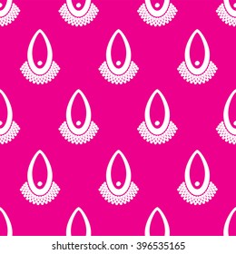Pink and white droplets