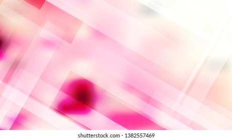 Pink and White Geometric Abstract Background Image