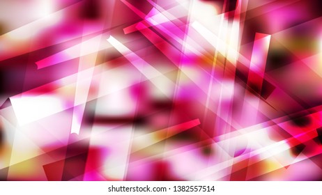 Pink and White Geometric Background