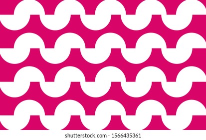 Pink white geometric Memphis vector background. illustration colorful wallpaper for template cover website business design. banner social media advertising. organic shapes trendy style.